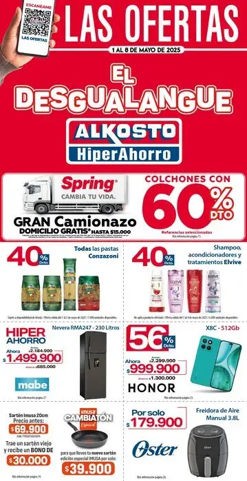 Desgualangue Alkosto 