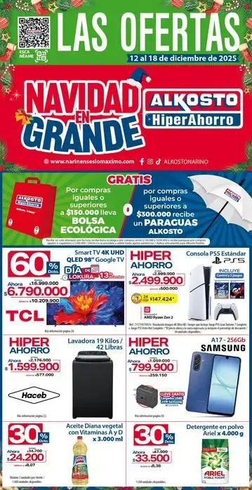 NAVIDAD EN GRANDE DEL 12 AL 18 DE NOVIEMBRE DE 2025