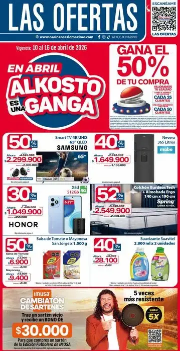 Abril es una ganga del 10 al 16 de abril de 2026